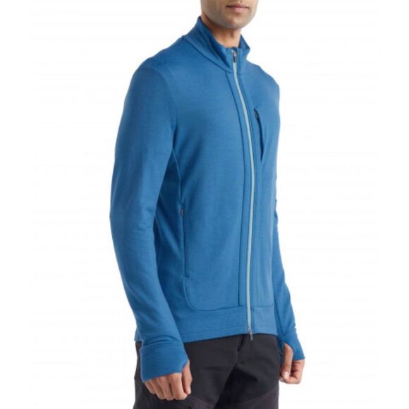 Icebreaker Quantum III Long Sleeve 100% Merino Wool Hooded Lightweight Jacket L - Picture 1 of 13